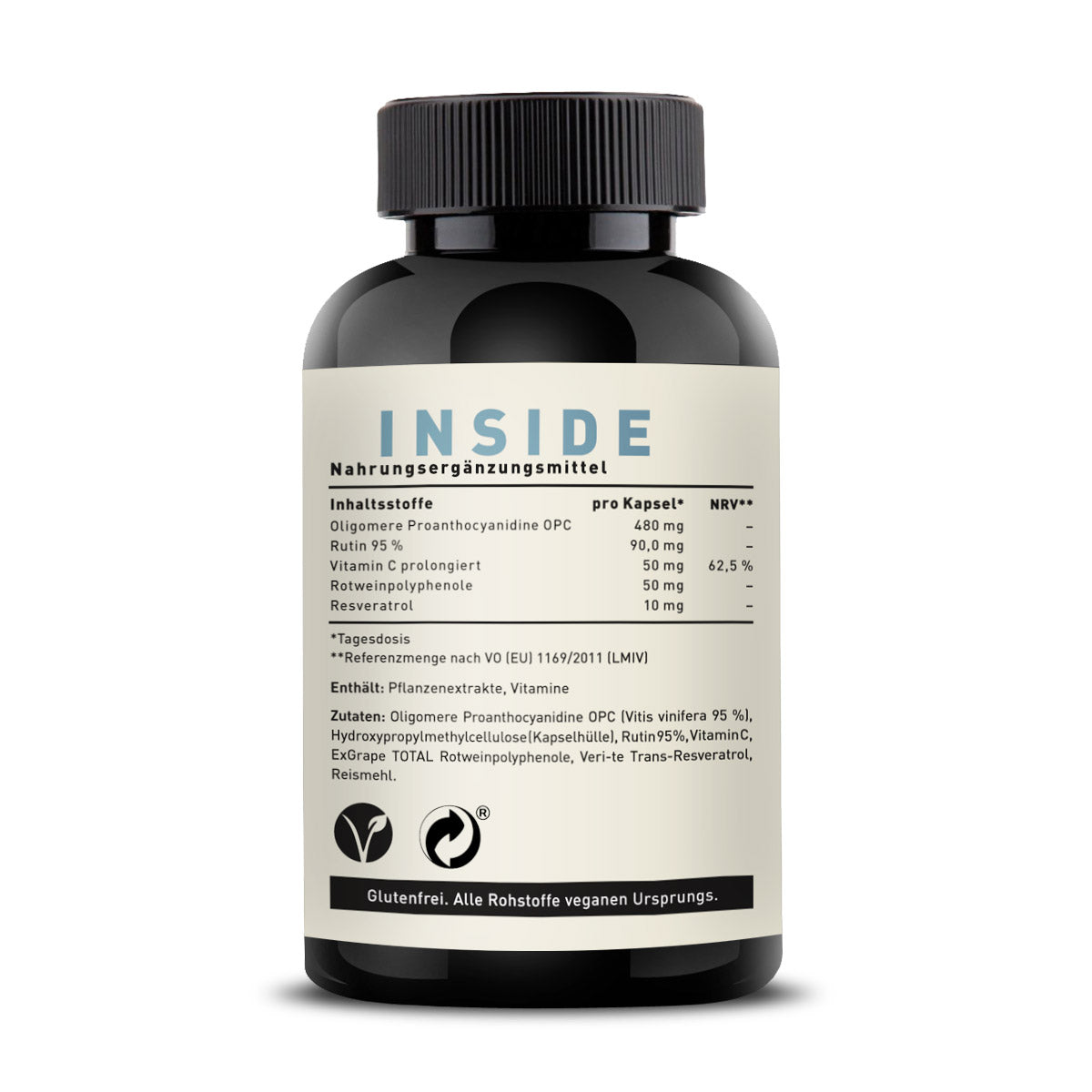 OPC, Rutin, Rotweinpolyphenole