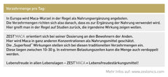 ZEST’MACA: Maca-Wurzel (50:1-Extrakt) – 1 Kapsel enthält umgerechnet 31 g Wirkstoff (1x90g)